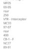 【バイク:ブレーキローター リア用】ホンダ CBR1000RR 2004-2016 CBR900RR 1992-2001 CBR954RR 2002-2003 XR650L 1993-1997 - 画像 (6)