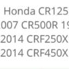 【バイク:ブレーキローター フロント用】ホンダ CR125 CR250 R CR125R CR250R 1995-2007 CR500R 1995-2001 - 画像 (3)