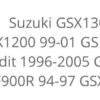 【バイク:ブレーキローター リア用】スズキ GSXR1300 Hayabusa 1999-2007 GSX1200 99-01 GSF1200 GSF1200S Bandit 1996-2005 - 画像 (4)