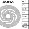 【バイク:ブレーキローター フロント&リア】 ハーレー スポーツスター 1200 Dyna 1450 Touring 1450 Road King 00-07 - 画像 (4)